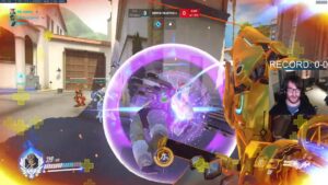 RANK 38! HARBLEU ZARYA HOLLYWOOD GAMEPLAY OVERWATCH SEASON 35 TOP 500