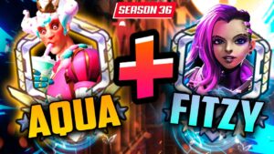 Aquamarine Junkrat + Fitzyhere Sombra! [ Overwatch Season 36 Top 500 ]