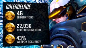 Gale Human Aimbot - Soldier 76 and Cassidy! 46 elims! [ Overwatch Season 36 Top 500 ]