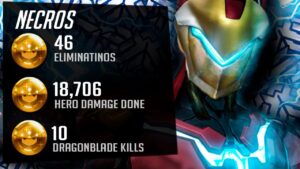 Necros The Most Dominant Genji Gameplay Ever! 46 elims! [ Overwatch Season 36 Top 500 ]