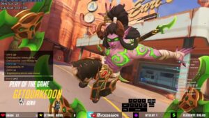 Overwatch Agressive Doomfist & Genji Gameplay By Rollout Doomfist God GetQuakedOn