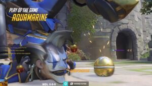 POTG! AQUAMARINE JUNKRAT GAMEPLAY OVERWATCH SEASON 35 TOP 500