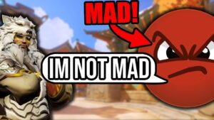 TOXIC OVERWATCH PLAYER COPES!? (TRIGGERING ANGRY OVERWATCH TEAMMATE)