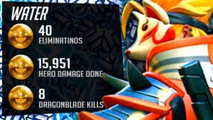 Water Carry Genji - 40 elims! [ Overwatch Season 36 Top 500 ]