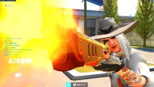 XZI OP Korean Ashe - POTG! [ Overwatch Season 37 Top 500 ]