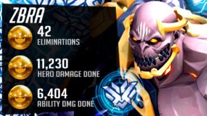 ZBRA Aggressive Doomfist - 42 elims! [ Overwatch Season 36 Top 500 ]