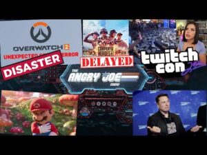 AJS News - Overwatch 2 LAUNCH DISASTER, MARIO Voice, COH3 Delay, ELON TO BUY Twitter, TwitchCon 2022