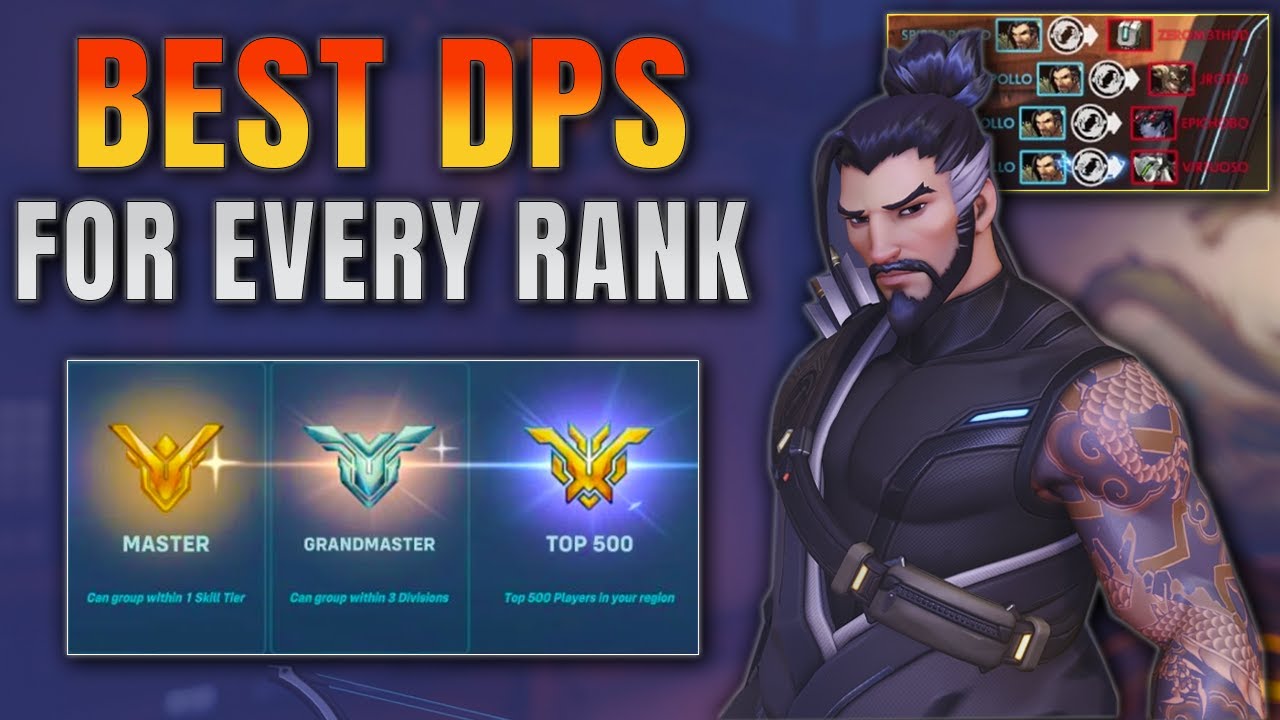 BEST DPS Heroes to DOMINATE EVERY RANK | Overwatch 2 DPS Tips and ...