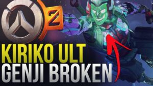 GENJI IS BROKEN WITH KIRIKO ULTIMATE - OVERWATCH 2 MOMENTS #1