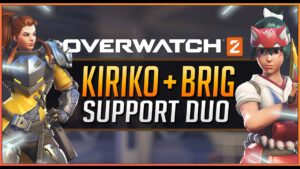 (KIRIKO + BRIGITTE) KarQ tries EVERY SUPPORT DUO in Overwatch 2