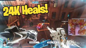 24K HEALS! OW 2 ANA TOP 500 - GALE INSANE ANA GAMEPLAY OVERWATCH 2 SEASON 1 TOP 500