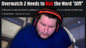 Flats reacts to the Overwatch 2 Article on banning the word "Diff"
