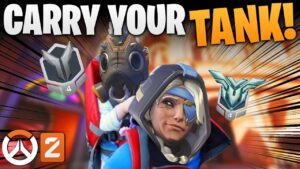 Overwatch 2: HUGE Ana Plays to Carry SILVER Tank Player