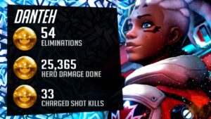 POV: DANTEH SOJOURN IS IMBA? 54 ELIMS! POTG! [ OVERWATCH 2 TOP 500 ]