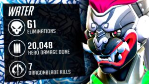 WATER SICK GENJI - 61 ELIMS! POTG! [ OVERWATCH 2 TOP 500 ]