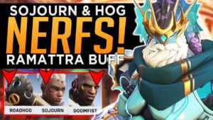 HUGE NERFS to Sojourn Roadhog & Doomfist - S2 Balance Update