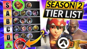 NEW SEASON 2 TIER LIST - EVERY HERO RANKED BEST to WORST - Overwatch 2 Guide