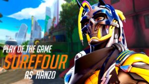 SUREFOUR is DOMINATING AS HANZO! POTG! [ OVERWATCH 2 TOP 500 ]
