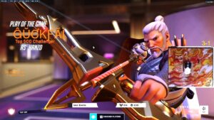 GALE is DOMINATING AS HANZO WITH NEW SKIN! [ OVERWATCH 2 TOP 500 SEASON 2 ]