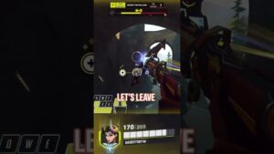 How did I manage to stay alive?! 😱 #overwatch #overwatch2 #shorts