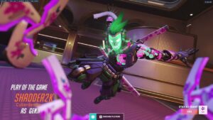 Overwatch 2 Genji God Shadder2k Showing His Gameplay Skills -POTG-