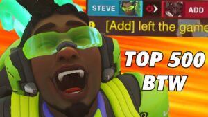 POV: DPS Lucio enters Top 500 Overwatch 2...