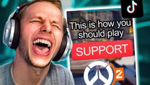 Playing support the way TikTok showed me... (Overwatch 2)
