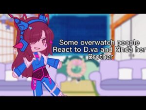 🌸☁️(Some overwatch people react to D.va)I hope you like it , it took forever)🌸☁️