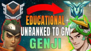 EDUCATIONAL Unranked to GM GENJI Only Overwatch 2 GUIDE (part 1) | Climb Through ELO HELL