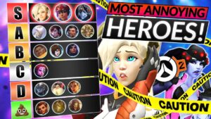 NEW HEROES TIER LIST - The MOST ANNOYING MAINS of EVERY ROLE - Overwatch 2 Guide