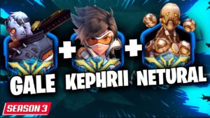 GALE SOLDIER 76 + KEPHRII SYMMETRA + NETURAL ZEN! OVERWATCH 2 TOP 500 SEASON 3