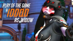 IDDQD HANZO AND WIDOW GAMEPLAY - POTG! OVERWATCH 2 SEASON 3 TOP 500