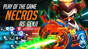 NECROS BEST GENJI IN THE WORLD! 42 ELIMS! POTG! OVERWATCH 2 SEASON 3 TOP 500