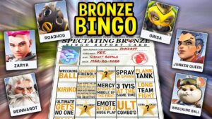 Overwatch 2 Bingo: Spectating a BRONZE Tank who kept swapping heroes
