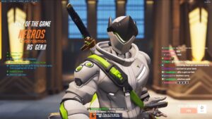 POTG! FASTEST GENJI IN OVERWATCH! NECROS GENJI GAMEPLAY OVERWATCH 2 SEASON 3 TOP 500