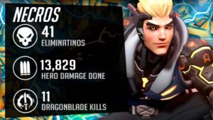 WHAT 4370+ HOURS OF GENJI LOOKS LIKE - NECROS! POTG! OVERWATCH 2 TOP 500 SEASON 3