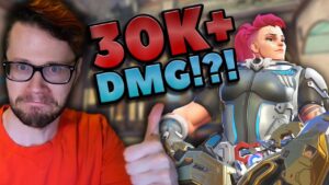 I farmed 31,390 DAMAGE with Zarya in Overwatch 2