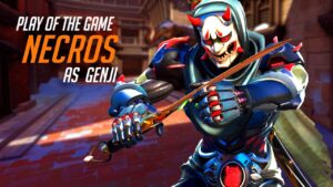 NECROS #1 GENJI AND HE SHOWED WHY! POTG! [ OVERWATCH 2 SEASON 4 TOP 500 ]