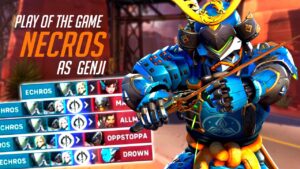 NECROS THE UNRIVALED MASTER OF GENJI! POTG! [ OVERWATCH 2 TOP 500 ]