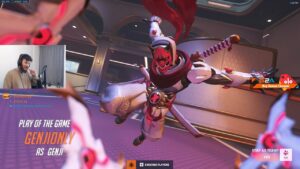 POTG! DAFRAN GENJI OVERWATCH 2 GAMEPLAY SEASON 4 ROAD TO TOP 500