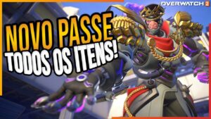 Todas as Skins do Passe de Batalha da Temporada 4 de Overwatch 2 - PASSE COMPLETO!