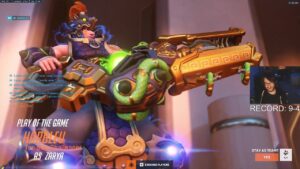 ZARYA MAIN! POTG! Harbleu Zarya Overwatch 2 Season 3 Top 500 Gameplay