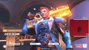 GALE IS HUMAN AIMBOT SOLDIER 76! POTG! [ OVERWATCH 2 SEASON 4 TOP 500 ]