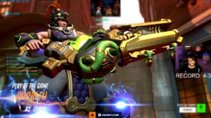 HARBLEU OP ZARYA - POTG! [ OVERWATCH 2 SEASON 4 TOP 500 ]