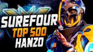 SUREFOUR TOP 500 HANZO and SOMBRA! [ OVERWATCH 2 SEASON 4 TOP 500 ]