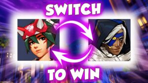 Switching between Ana and Kiriko to win in Overwatch 2