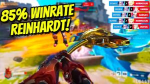 This REINHARDT ONETRICK has an 85% WINRATE in Overwatch 2
