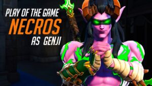 WHAT 4410+ HOURS OF GENJI LOOKS LIKE - NECROS! POTG! OVERWATCH 2 TOP 500 SEASON 4