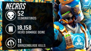 WHAT 4416+ HOURS OF GENJI LOOKS LIKE - NECROS! 52 ELIMS! OVERWATCH 2 TOP 500 SEASON 4