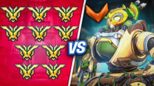 1 BRONZE vs *10* GRANDMASTERS - Who wins?! (Overwatch 2)